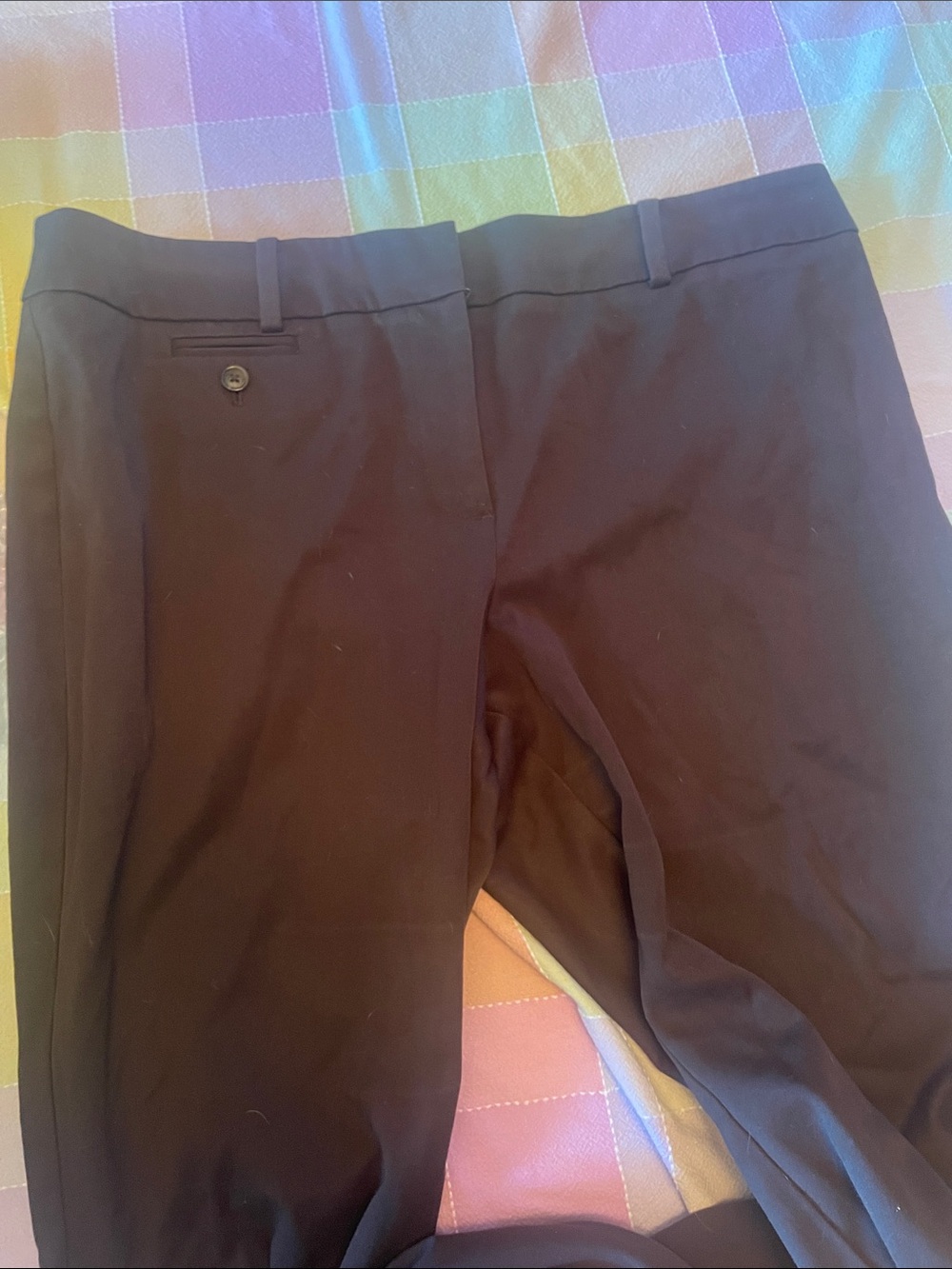Ann Taylor Brown Flat-Front Dress Shorts